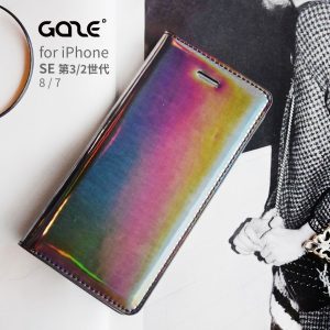 GAZE Mirror Gray Diary【手帳型 本革】